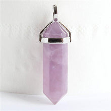 1piece 19 Choices New Crystal Fine Jewelry Healing Point Chakra Reiki Necklace Pendant Beads J4U66