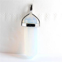 1piece 19 Choices New Crystal Fine Jewelry Healing Point Chakra Reiki Necklace Pendant Beads J4U66