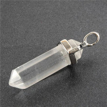 1piece 19 Choices New Crystal Fine Jewelry Healing Point Chakra Reiki Necklace Pendant Beads J4U66