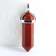 1piece 19 Choices New Crystal Fine Jewelry Healing Point Chakra Reiki Necklace Pendant Beads J4U66