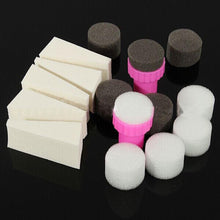 Nail Art Sponge Stamp Polish Template Transfer DIY Design Kit Gradual Change Stamper With Sponge Replacement J4U66