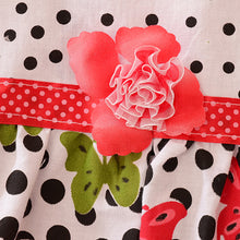 2-4Years Lovely Baby Girls Kids Princess Dress Polka Dots Butterfly One-piece Dresses J4U66