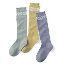 2-6Y Children Kids Girls Lace Stockings Leg Warmer Cotton High Knee Princess School Boot Accessories Y2 J4U66