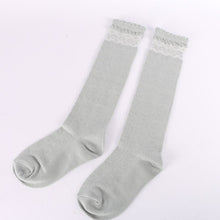 2-6Y Children Kids Girls Lace Stockings Leg Warmer Cotton High Knee Princess School Boot Accessories Y2 J4U66