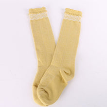 2-6Y Children Kids Girls Lace Stockings Leg Warmer Cotton High Knee Princess School Boot Accessories Y2 J4U66