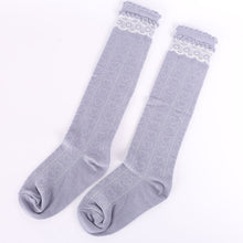 2-6Y Children Kids Girls Lace Stockings Leg Warmer Cotton High Knee Princess School Boot Accessories Y2 J4U66