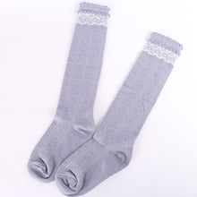 2-6Y Children Kids Girls Lace Stockings Leg Warmer Cotton High Knee Princess School Boot Accessories Y2 J4U66