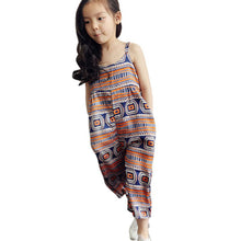 2-6Years Kids Baby Girls Jumpsuit Romper Ethnic Style Harem Pants New Clothes J4U66