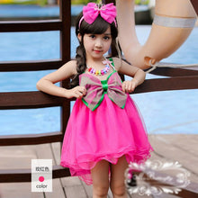2-7Y Baby Girl Kids Big Bow Princess Dresses Suspender Tulle Holiday Party Tutu Dress J4U66