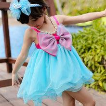 2-7Y Baby Girl Kids Big Bow Princess Dresses Suspender Tulle Holiday Party Tutu Dress J4U66