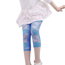 2-7Y Baby Girls Legging Pants Lace Modal Legging Kids Ballet Dance Cropped Capris Pants J4U66