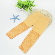 2-7Y Baby Girls Legging Pants Lace Modal Legging Kids Ballet Dance Cropped Capris Pants J4U66