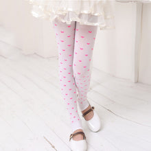 2-7Y Baby Kids Girls Toddler Love Heart Trousers Pantyhose Socks J4U66
