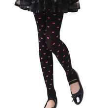 2-7Y Baby Kids Girls Toddler Love Heart Trousers Pantyhose Socks J4U66