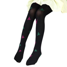 2~7 Years child girls kids velvet butterfly stretch slim warm leggings J4U66