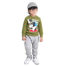 2-7Years Cute Bird Pattern Pants Kids Boys Toddler Cotton Warm Harlan Pants Trousers J4U66
