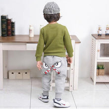2-7Years Cute Bird Pattern Pants Kids Boys Toddler Cotton Warm Harlan Pants Trousers J4U66
