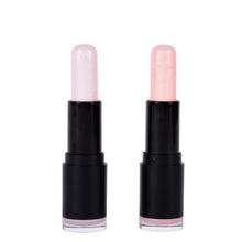 2 Colors Highlighter Stick Shimmer Brighter Powder Cream Waterproof Silver Light Face Cosmetics J4U66