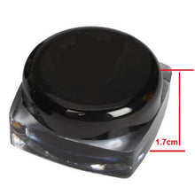 2pc Mini Eyeliner Gel Cream With Brush Makeup Cosmetic Black Life Waterproof J4U66