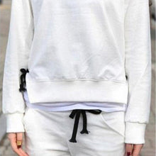 2pcs casual womens tops sweatshirt pants track sweatshirtsuits tracksuit swear J4U66