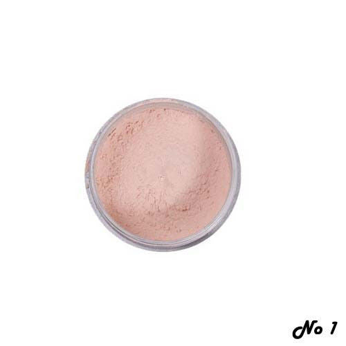 2 in1 Bare Facial Compact Skin Make up Loose Mineral Powder Sponge Puff 18g 3 Colors J4U66