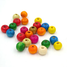 200Pcs Natural Wood Dye Random Wooden Rondelle Spacer Loose Beads 6 10 14MM Pick Size For Jewelry Necklace Bracelet Making J4U66