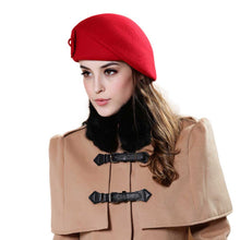 Women Felt French Beret Caps Felt Pillbox Hat Fashion Amazing J4U66
