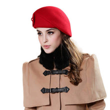 Women Felt French Beret Caps Felt Pillbox Hat Fashion Amazing J4U66