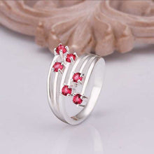 silver plated ring jewelry meteor insets ring smtr3 J4U66