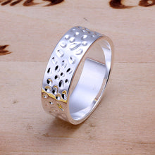 silver plated ring jewelry spot ring smtr1 J4U66