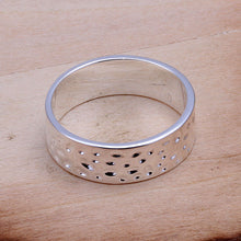 silver plated ring jewelry spot ring smtr1 J4U66