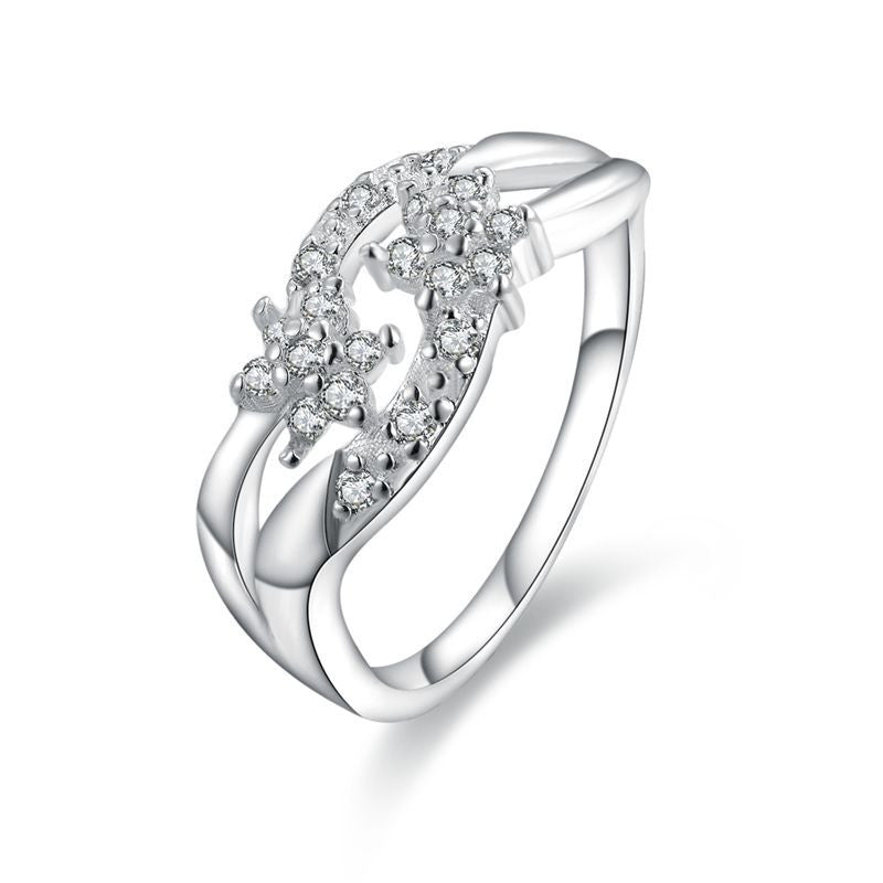 silver plated ring jewelry dghnfrg ring smtr425 J4U66