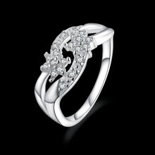 silver plated ring jewelry dghnfrg ring smtr425 J4U66