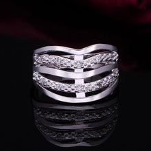 silver plated ring jewelry tgtggg ring smtr413 J4U66