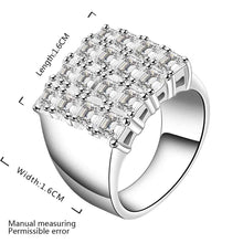 silver plated ring jewelry web cheans ring smtr47 J4U66