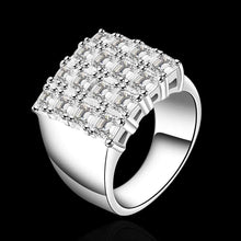 silver plated ring jewelry web cheans ring smtr47 J4U66