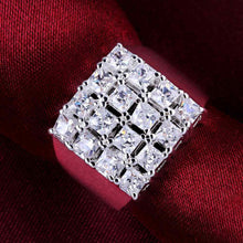 silver plated ring jewelry web cheans ring smtr47 J4U66