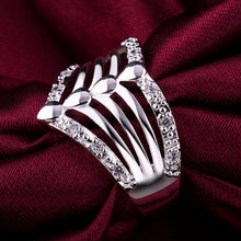 silver plated ring jewelry wsfrtre ring smtr41 J4U66