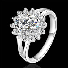 silver plated ring jewelry dan taiyang inlay ring smtr145 J4U66