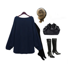 fshion women blouses celebrity style knitted blouse batwing sleeve loose casual pullovercasual shirts blusas J4U66