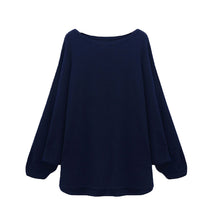 fshion women blouses celebrity style knitted blouse batwing sleeve loose casual pullovercasual shirts blusas J4U66