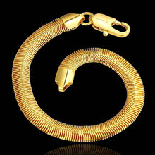 jewerly 18k gp 10m snake chain pulseras mujer women braceletsmtpb03 J4U66