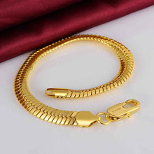 jewerly 18k gp 10m snake chain pulseras mujer women braceletsmtpb04 J4U66