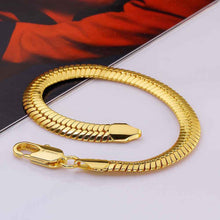 jewerly 18k gp 10m snake chain pulseras mujer women braceletsmtpb04 J4U66