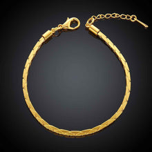 jewerly 18k gp 2 5m triangle combination 7 5 inch pulseras mujer women braceletsmtpb00 J4U66