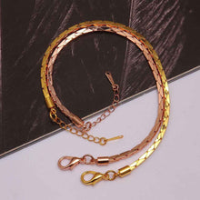 jewerly 18k gp 2 5m triangle combination 7 5 inch pulseras mujer women braceletsmtpb00 J4U66