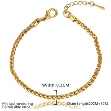 jewerly 18k gp 3m round grid 7 5 inch pulseras mujer women braceletsmtpb01 J4U66