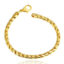 jewerly 18k gp 5m twisted circle pulseras mujer women braceletsmtpb07 J4U66