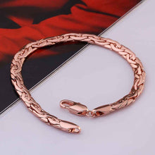 jewerly 18k gp m sideways rose pulseras mujer women braceletsmtpb03 J4U66