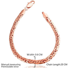 jewerly 18k gp m sideways rose pulseras mujer women braceletsmtpb03 J4U66